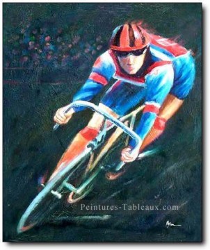 yxr0044 impressionnisme vélo de sport Peinture à l'huile